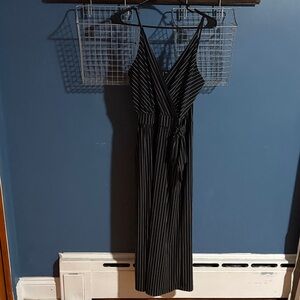 Elegant Black Striped jumpsuit